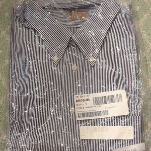 Gitman Brothers Striped Men's Shirt. Made In The USA. 18-34/35